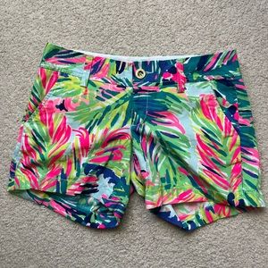 Lilly Pulitzer, Callahan Shorts, Sz 0, Island Time print.